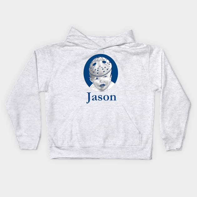 Baby Jason Kids Hoodie by DougSQ